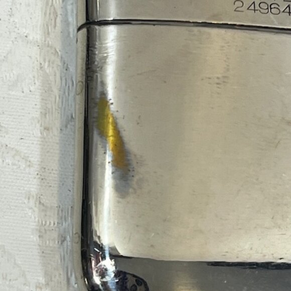 VTG 50's Peacock Pocket Chrome Hand Warmer Silver Toned 2.5"x3.5" Japan - Picture 14 of 14